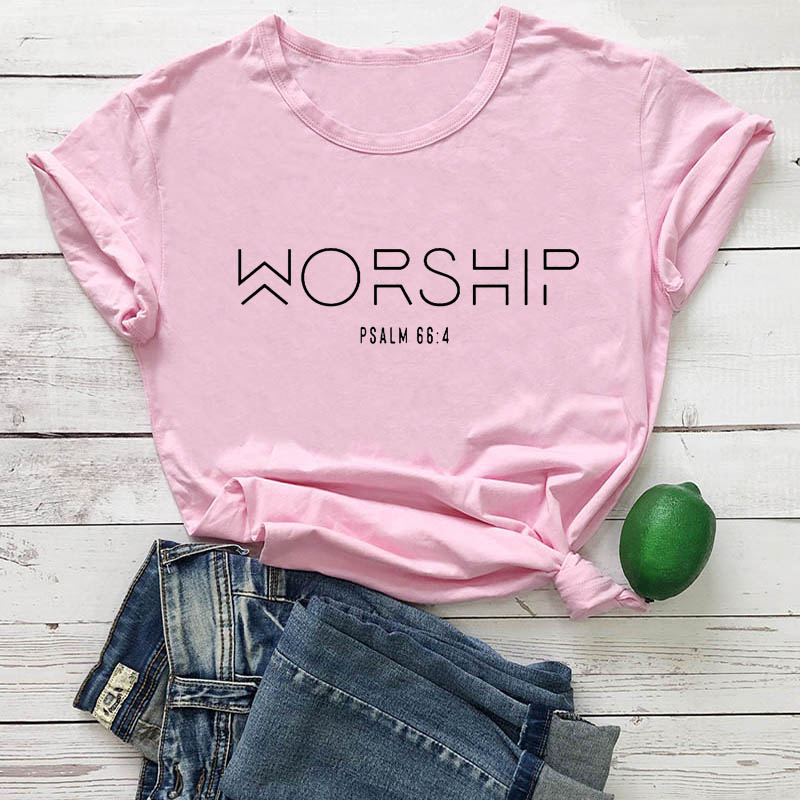 Worship Casual Cotton T-Shirt - Women