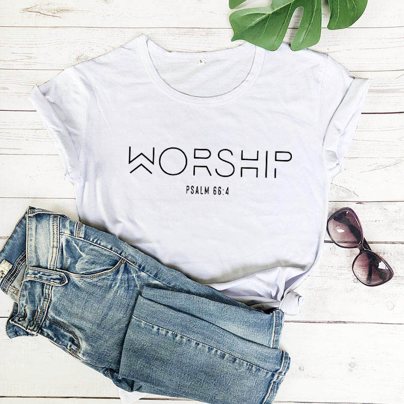Worship Casual Cotton T-Shirt - Women