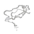 Traditional Silver Rosary