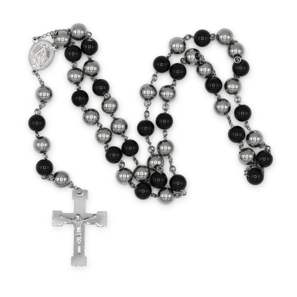 Traditional Silver Rosary
