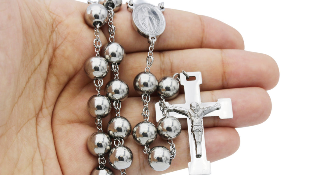 Traditional Silver - large beads