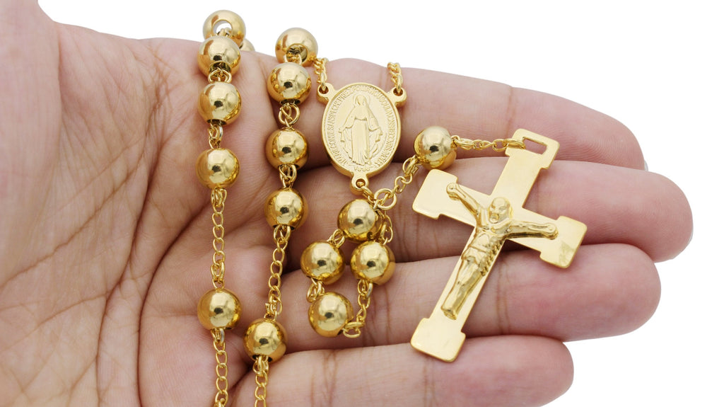 Traditional Gold Rosary
