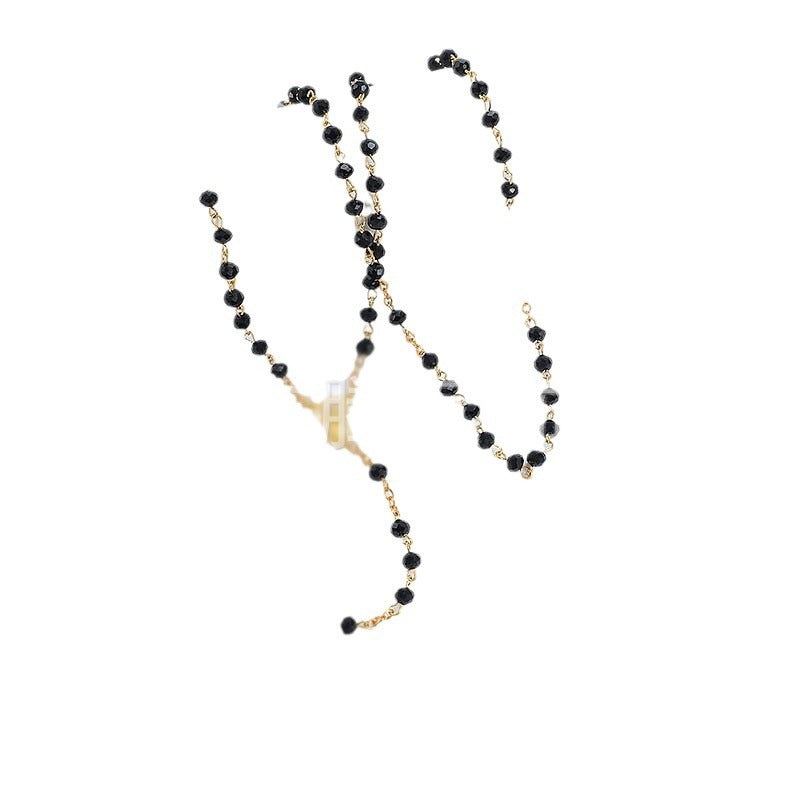 Rosary - Colorful Pink Crystal