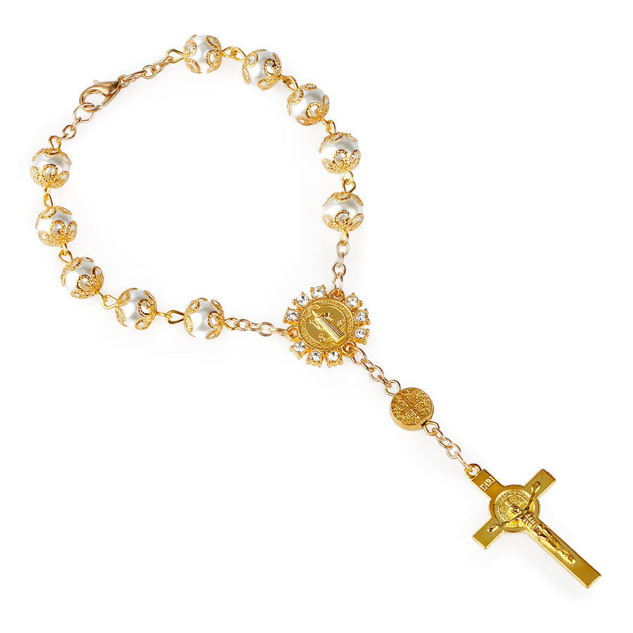 Rosary Bracelet - Pearl