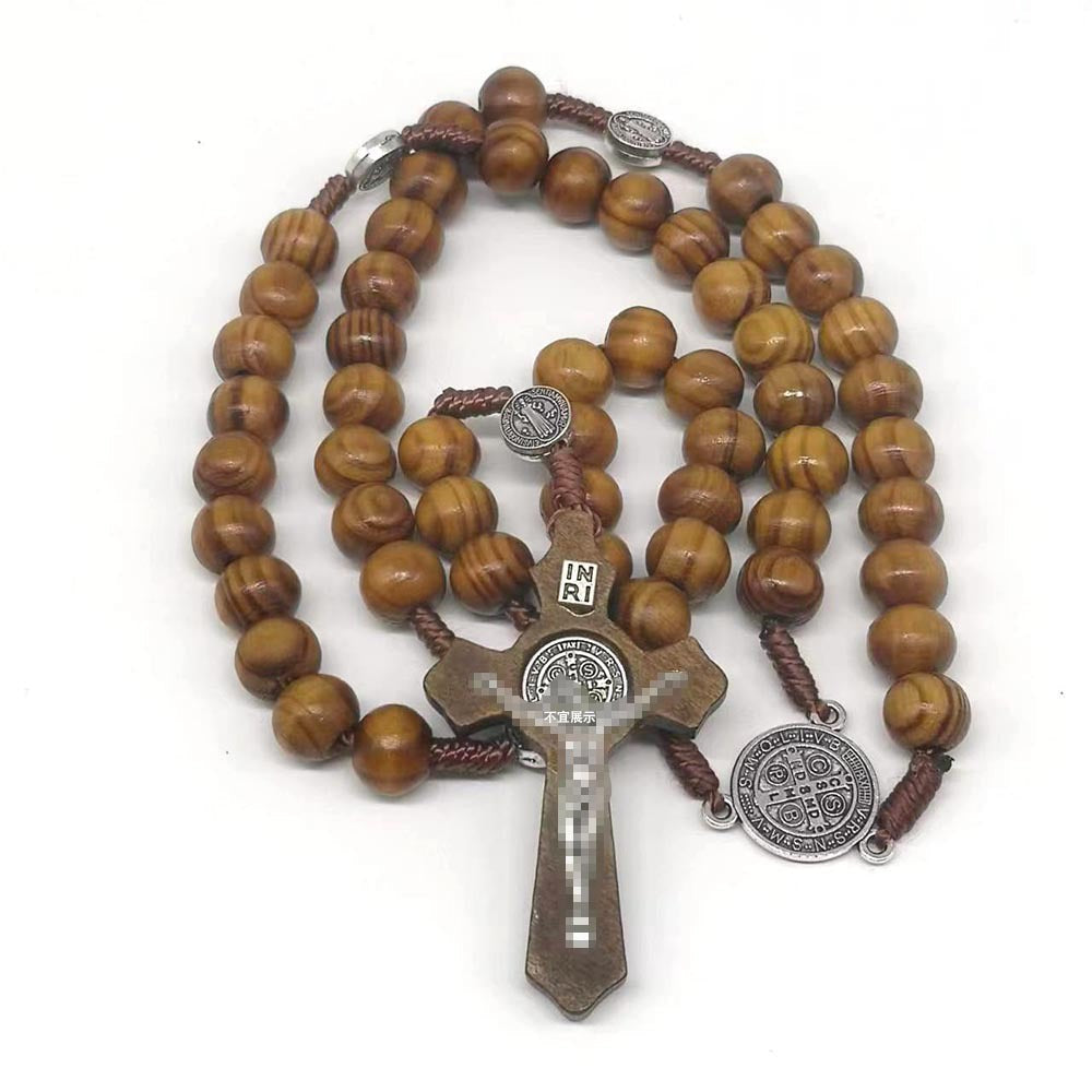 Rosary - Natural Wooden Beads