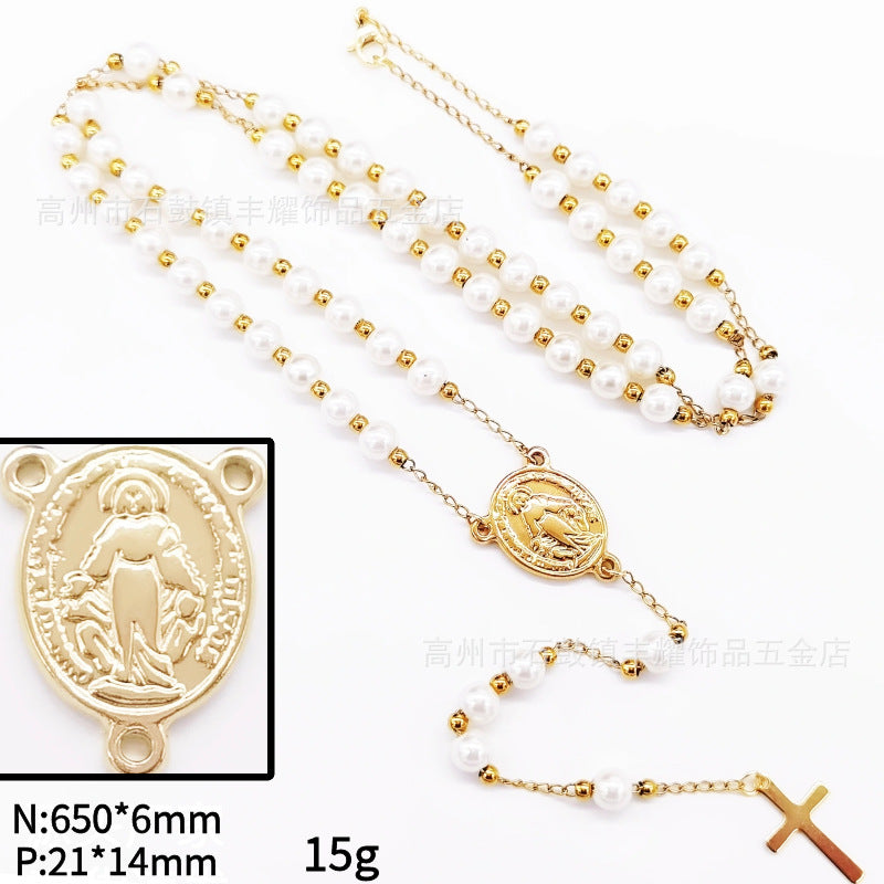 Rosary - White Bead