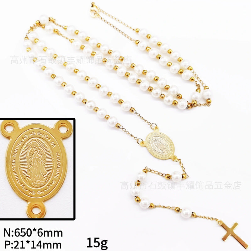 Rosary - White Bead
