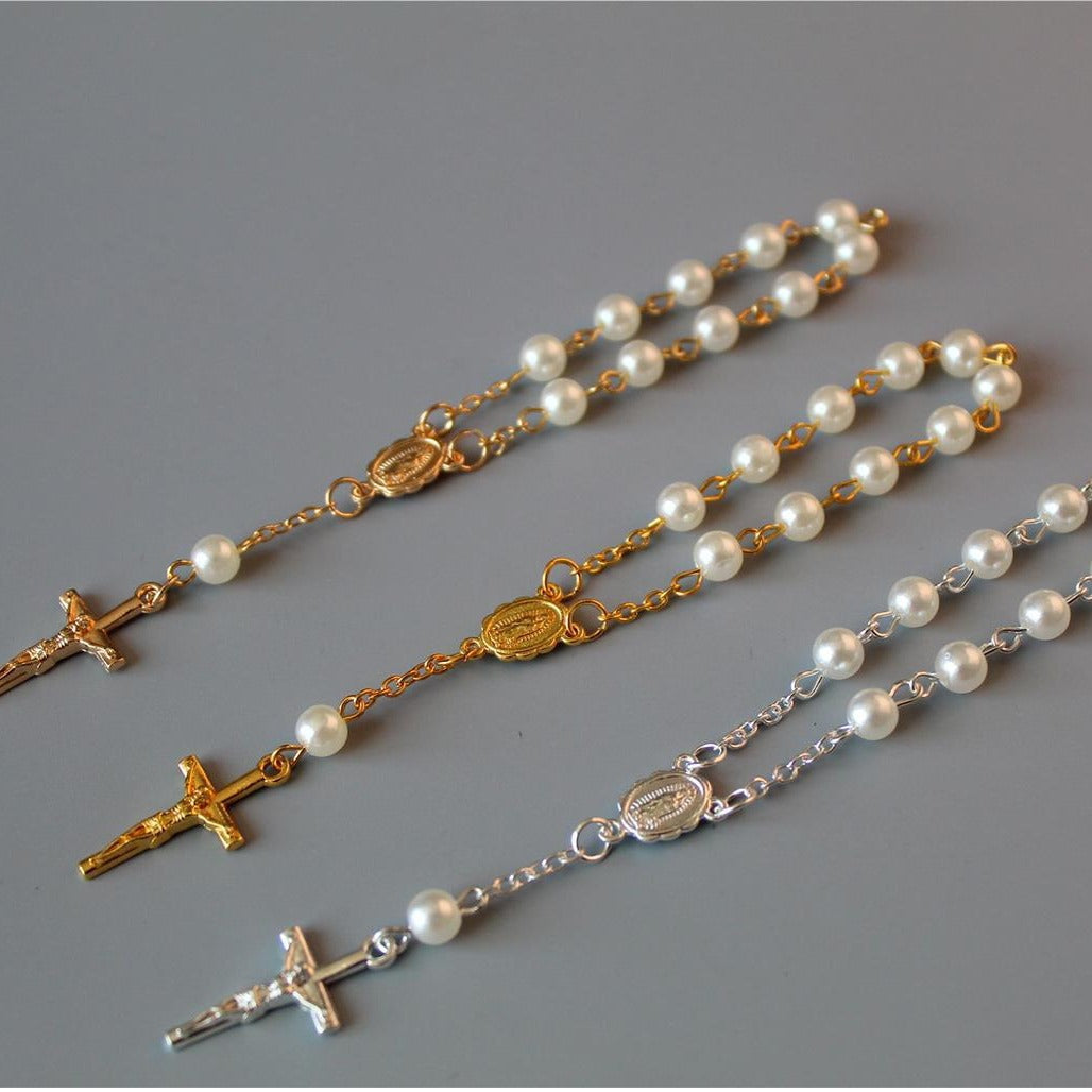 Rosary Bracelet - Pearl