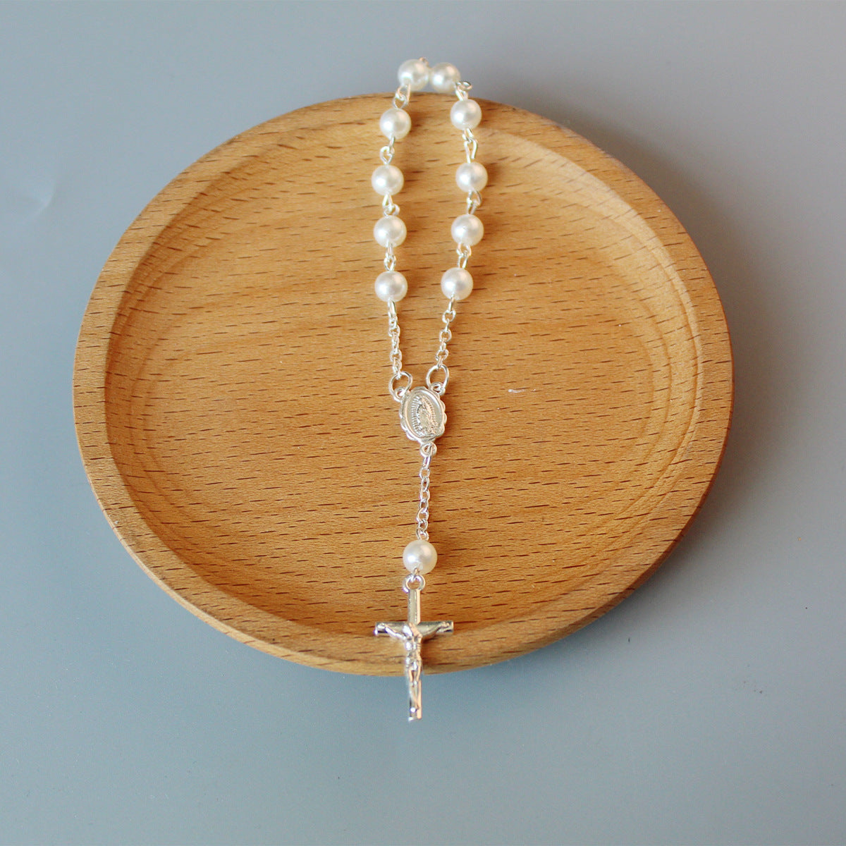 Rosary Bracelet - Pearl