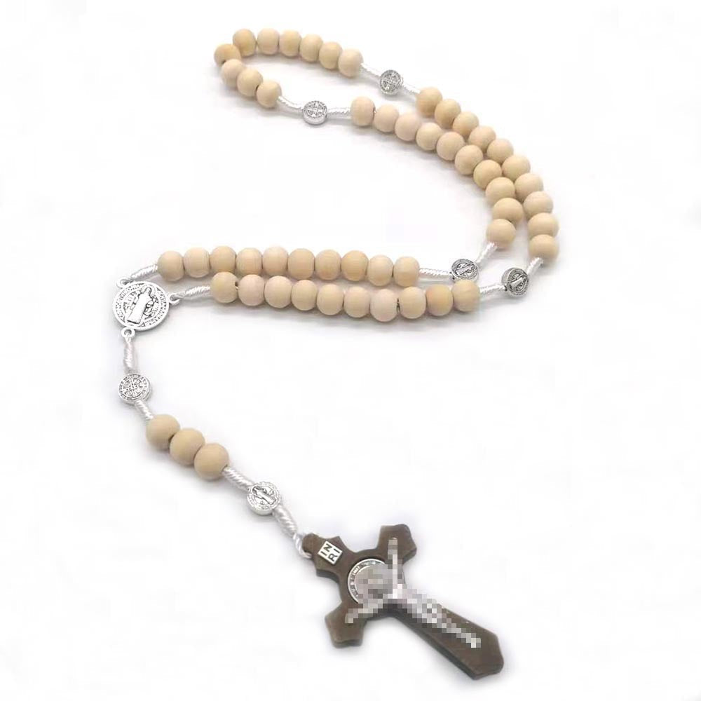 Rosary - Natural Wooden Beads