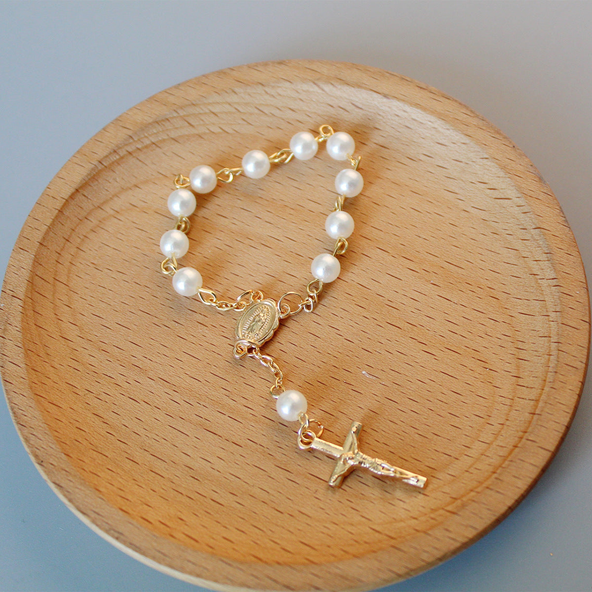 Rosary Bracelet - Pearl