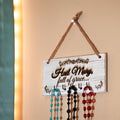 Mini Rosary Hanger, Hail Mary Full of Grace, Engraved in the USA, Catholic Living