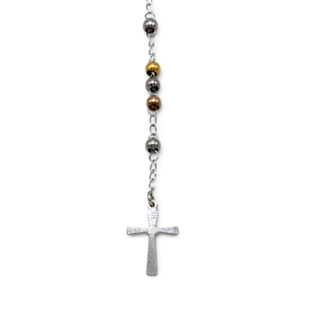 Traditional Tri Tone Rosary - small beads