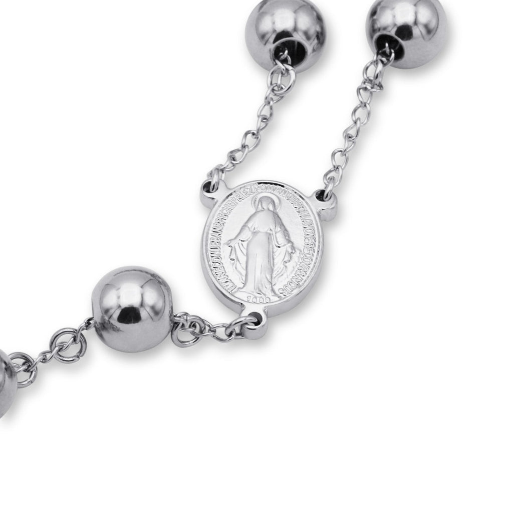 Traditional Tri Tone Rosary - large beads