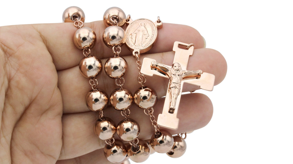 Traditional Rose Gold - large beads