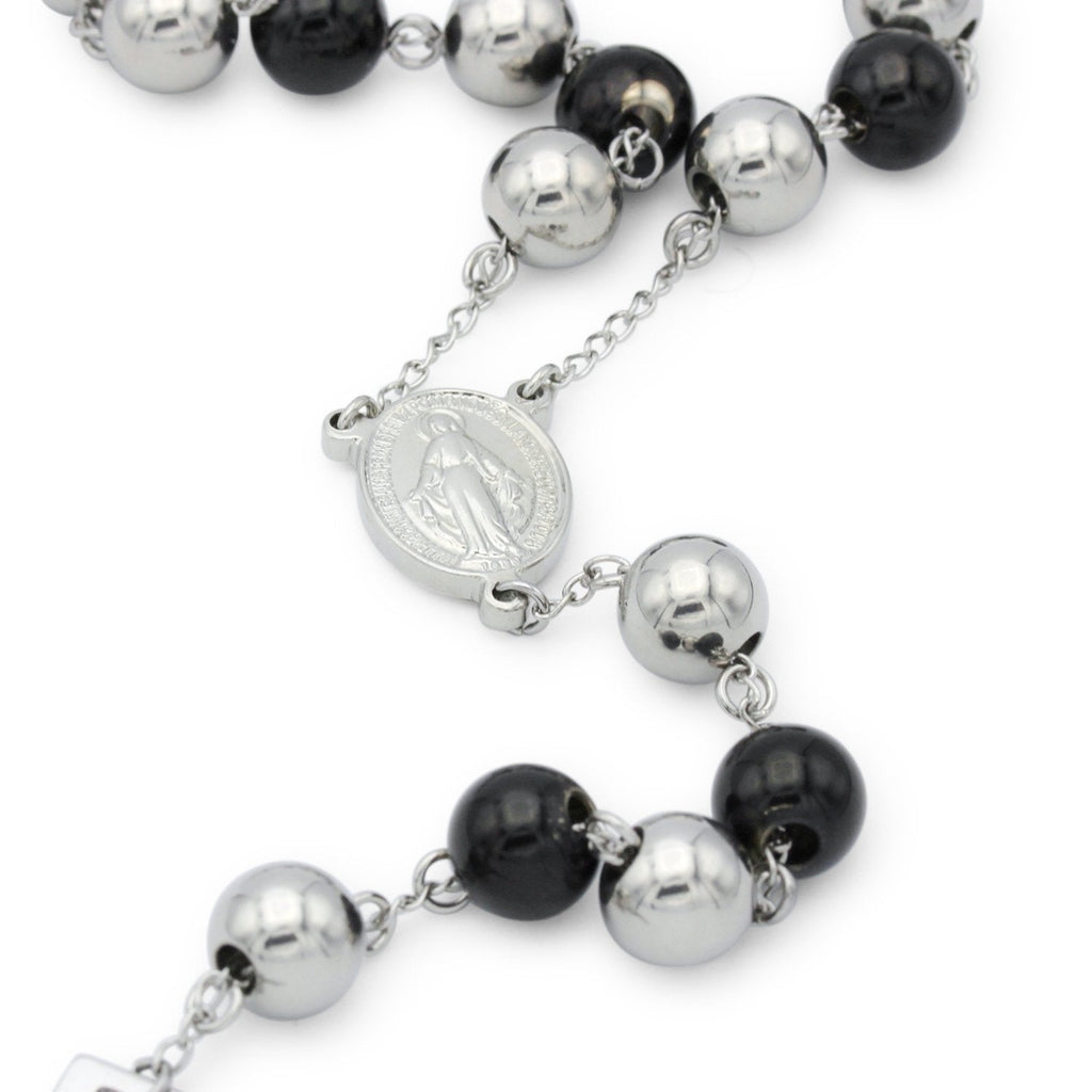 Traditional Silver Rosary