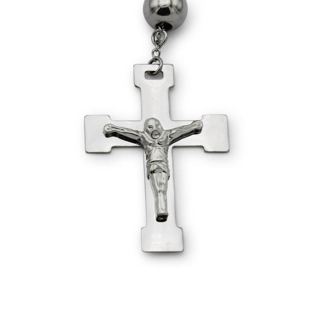 Traditional Silver Rosary